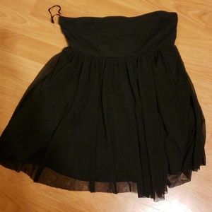 Black h and m tube top